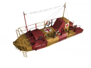 air sea rescue craft asr 10 world war ii 3D Model