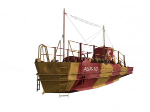air sea rescue craft asr 10 world war ii 3D Model