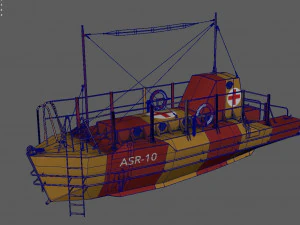 air sea rescue craft asr 10 world war ii 3D Model