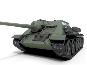 tank su-85 3D Модель