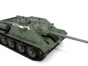 tank su-85 3D-Modell