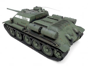 tank su-85 3D Model