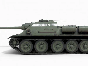 tank su-85 3D Model