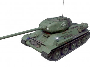 Tank t-34-85 3D-Modell
