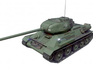 Tank t-34-85 3D Model