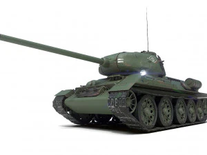 Tank t-34-85 3D Model
