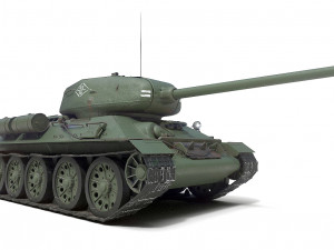 Tank t-34-85 3D-Modell