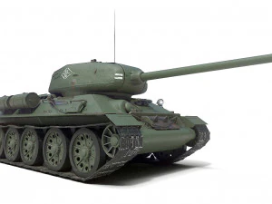 Tank t-34-85 3D Model