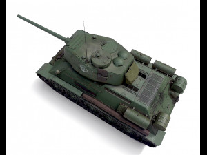 Tank t-34-85 3D-Modell