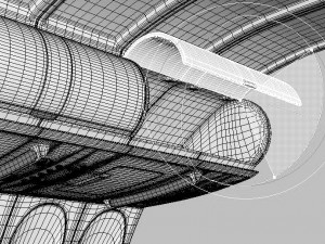 Airplane interior parts 3 color Modèle 3D