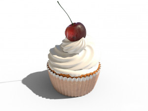 cupcake 02 Modelo 3D