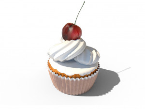 cupcake 02 3D Model