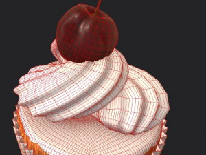 cupcake 02 3D Model