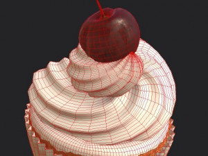 cupcake 02 3D Model