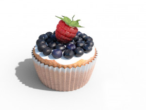 cupcake 11 3D 모델