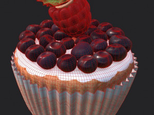 cupcake 11 3D Model