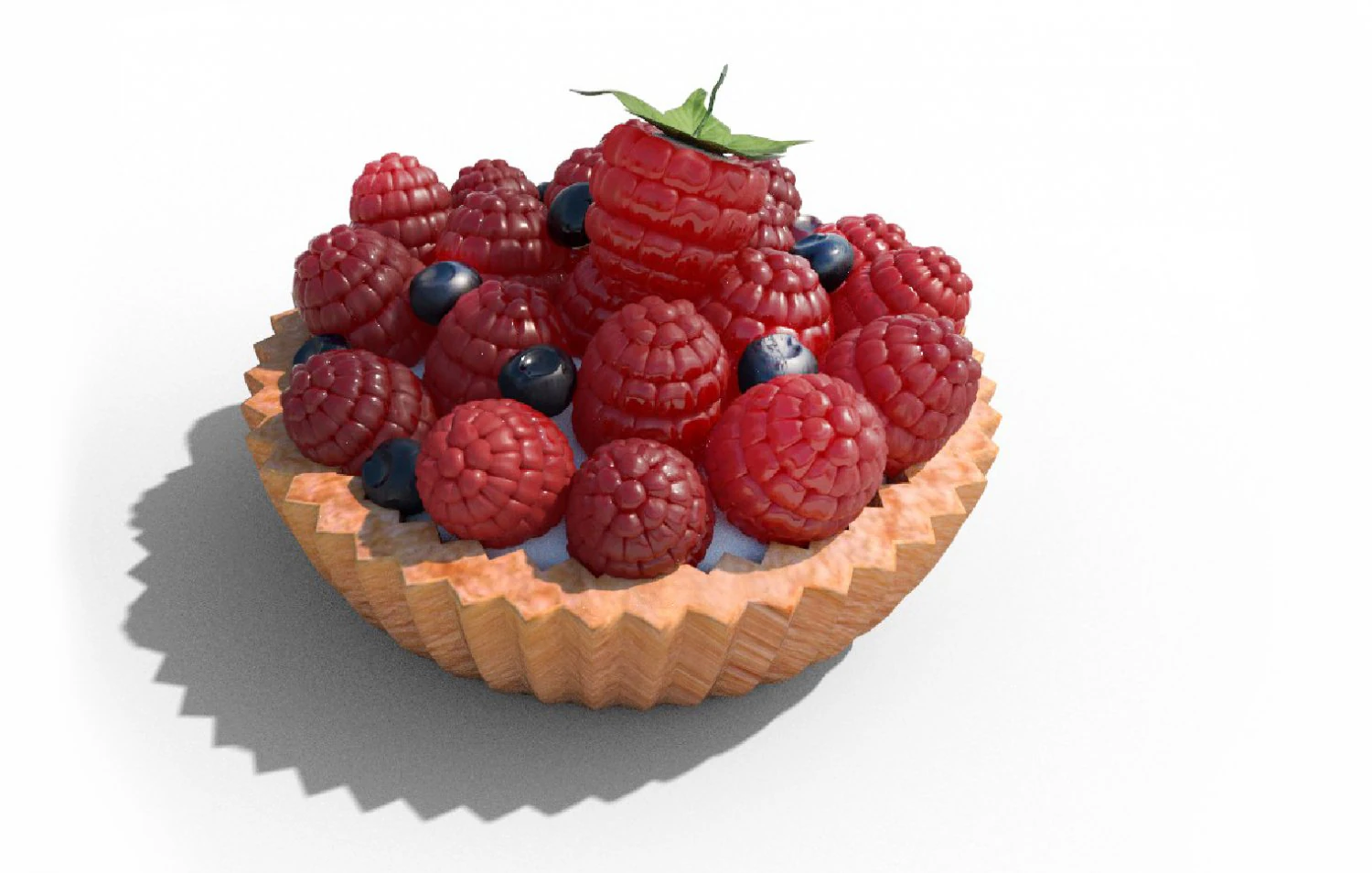cupcake 12 3D Model .c4d .max .obj .3ds .fbx .stl .blend 