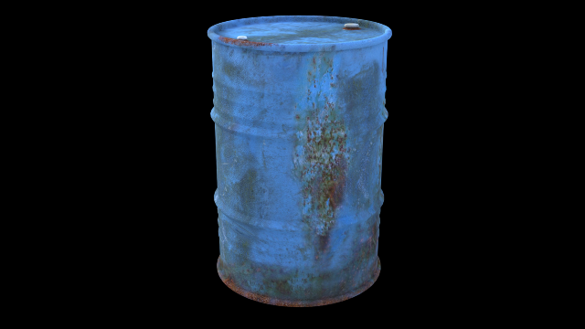 metal barrels 3D Model .c4d .max .obj .3ds .fbx .stl .blend 