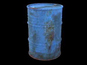 metal barrels 3D Model