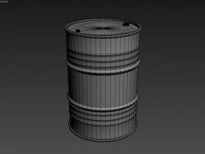metal barrels 3D Model