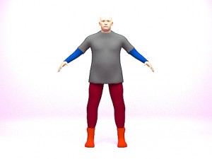 human from middle ages Modèle 3D