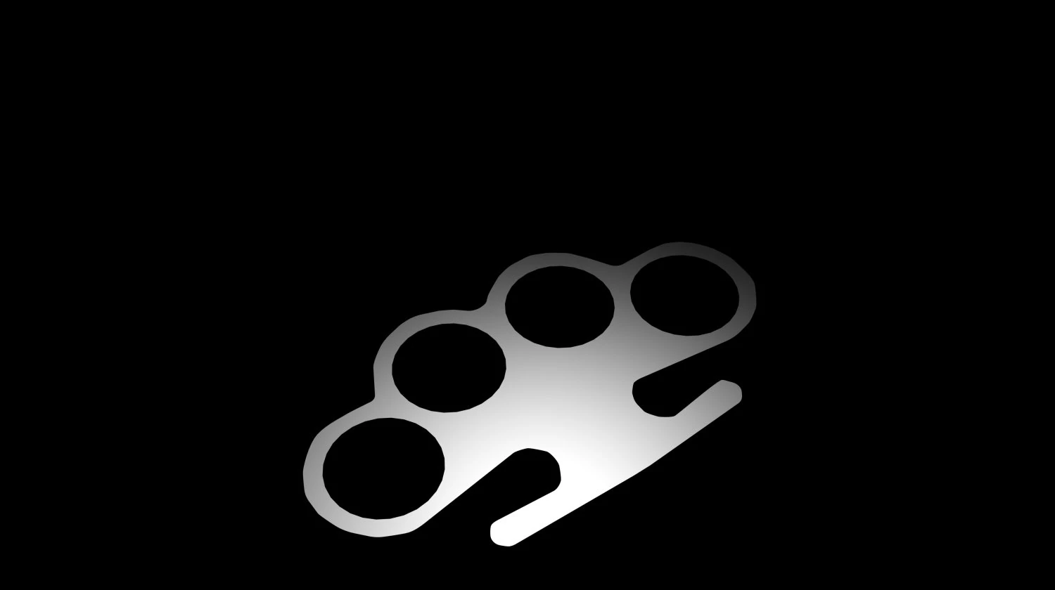 brass knuckles 3D Model .c4d .max .obj .3ds .fbx .stl .blend 