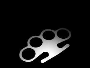 황동 너클 3D 모델