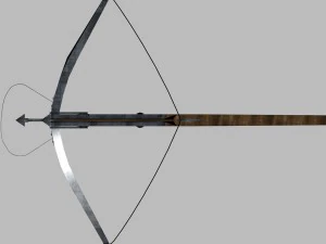 kruisboog middeleeuwen 3D Model