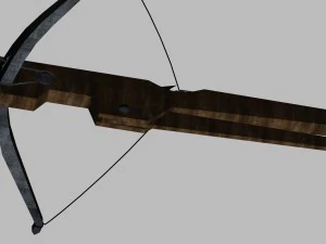 kruisboog middeleeuwen 3D Model