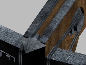 kruisboog middeleeuwen 3D Model