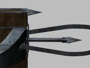 kruisboog middeleeuwen 3D Model