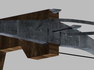 crossbow middle ages 3D Модель