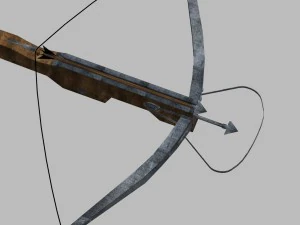 kruisboog middeleeuwen 3D Model