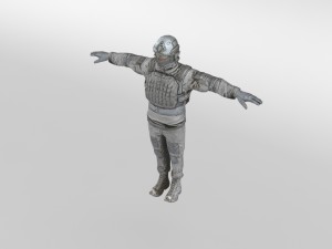 usa winter soldier 3D 模型