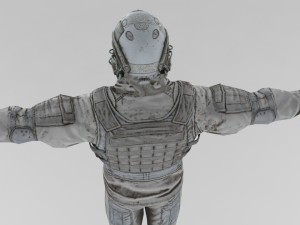 usa winter soldier 3D 模型