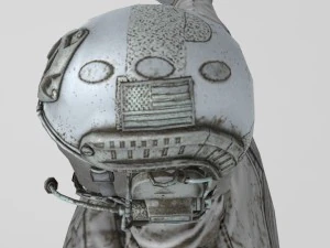 usa winter soldier 3D Model