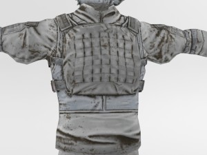 usa winter soldier 3D 模型