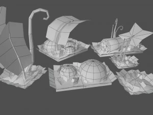 magic plant pack 3D Model