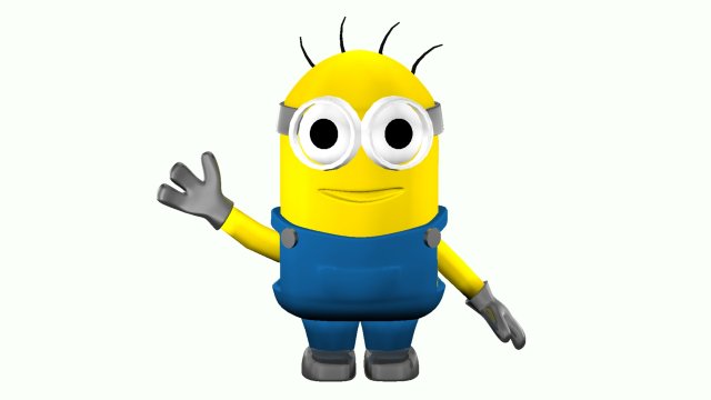 minion 3D 模型 .c4d .max .obj .3ds .fbx .stl .blend 