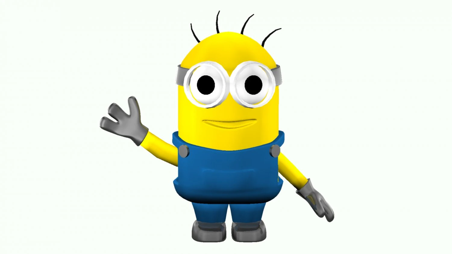 미니언 3D 모델 .c4d .max .obj .3ds .fbx .stl .blend 