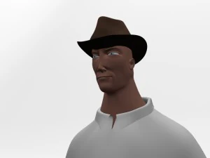 дослідник мультиплікаційний персонаж 3D Модель