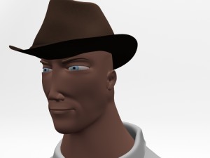 explorer cartoon character 3Dモデル