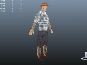 explorer cartoon character 3Dモデル