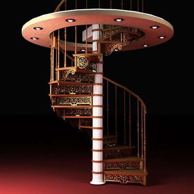 modern stair 2016 3D मॉडल .c4d .max .obj .3ds .fbx .stl .blend 