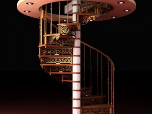 modern stair 2016 Modelo 3D
