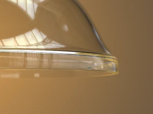 loft retro clear glass american industrial lamp 3D Model