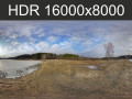 Frozen lake HDRI panorama 3D-Modell