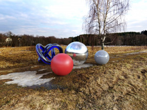 frozen lake hdri panorama 3D Model