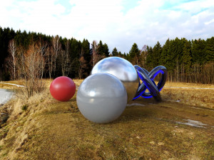 frozen lake hdri panorama 3D Model