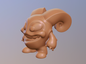 Funny monster for 3D printing and rendering 3D Print Model